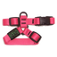 Bub's Pink chest dog harness, mini, small and medium sizes