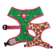 Dukier Savana reversible dog harness, green and yellow, sizes T1 to T4