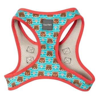 FuzzYard Fuzz Bear Step-In Dog Harness, Breathable and Reflective