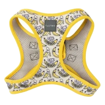 FuzzYard Go Bananas Step-In Dog Harness, Breathable and Reflective