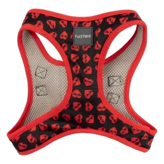 FuzzYard Heartbreaker Step-In Dog Harness, Breathable and Reflective