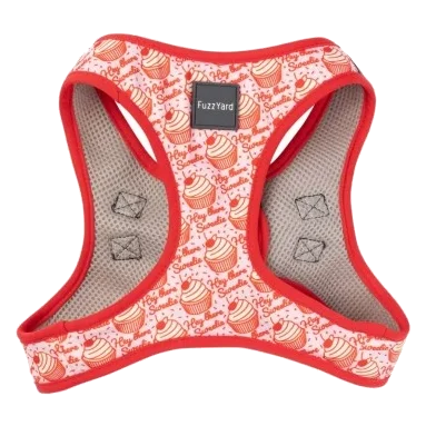 FuzzYard Hey There Sweetie Step-In Dog Harness, Breathable and Reflective