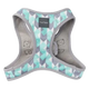 FuzzYard Mint Fizz step-in dog harness with reflective strips