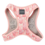 FuzzYard Pink Lemonade step-in dog harness with reflective strips