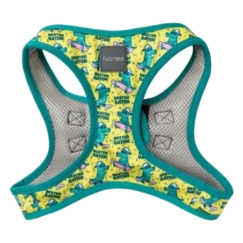 FuzzYard Sk8ter Gator step-in dog harness with reflective strips