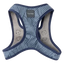 FuzzYard Thornbury Aegean Blue step-in dog harness with reflective strips
