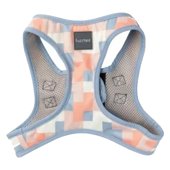 FuzzYard Yazd step-in dog harness with reflective strips