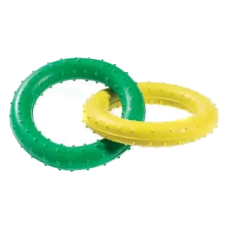 Classic Pimple solid rubber ring dog toy, 190 mm
