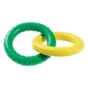 Classic Pimple solid rubber ring dog toy, 190 mm
