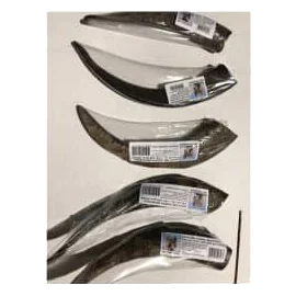 Goat horn natural dog chew, sizes XS, L and XL