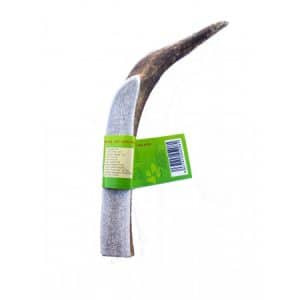 Split deer antler dog chew, size XL