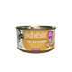 Schesir tuna and chicken fillets in broth wet cat food, 85 g tin