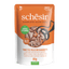Schesir tuna with chicken and prawns wet cat food, 85 g pouch