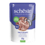 Schesir tuna with beef wet cat food, 85 g pouch