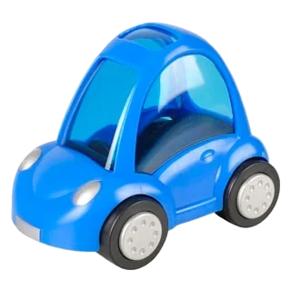 Blue toy car for small animals
