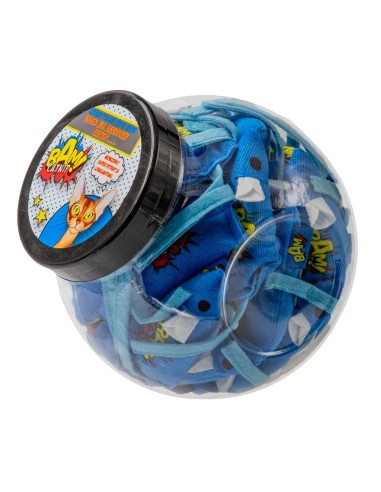 BAM! Blue Mouse Catnip Cat Toys (30 pack)