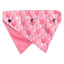 Reversible dog bandana FuzzYard Pink Lemonade, size M/L