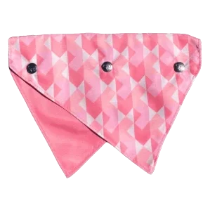 Reversible dog bandana FuzzYard Pink Lemonade, size M/L