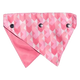 Reversible dog bandana FuzzYard Pink Lemonade, size M/L