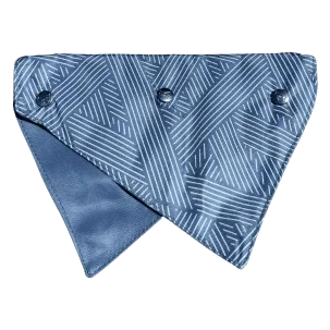 Reversible dog bandana FuzzYard Thornbury Aegean Blue S/M
