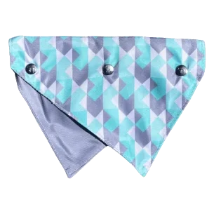 Reversible dog bandana FuzzYard Mint Fizz, size S/M
