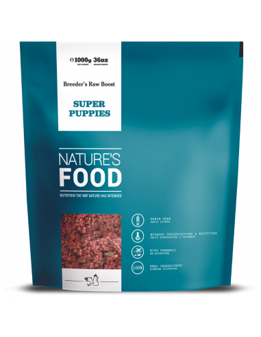 Nature's Food SuperPuppies BARF Raw Puppy Food, 1 kg Bag