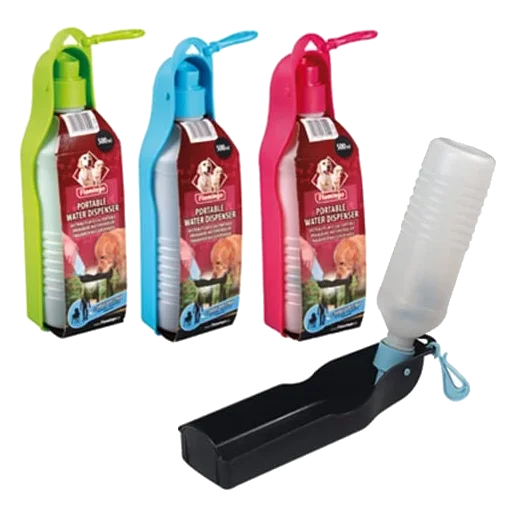 Portable Dog Water Bottle for Travel, 500 and 750 ml