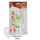 Small feeding bottle for puppies, kittens and small animals with brush and 5 teats