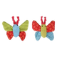 Blister pack of two butterflies with catnip inside for cats