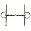 Eggbutt snaffle horse bit in stainless steel – view 3