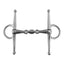 Eggbutt snaffle horse bit in stainless steel – view 4