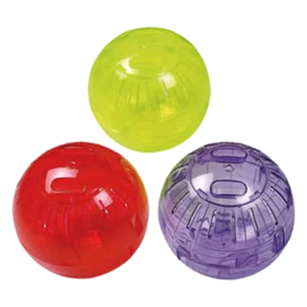 Neon hamster exercise ball