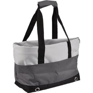 Danae grey dog carrier bag, 40 × 22 × 28 cm
