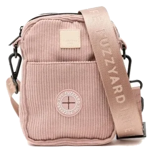 Corduroy dog walking bag FuzzYard Life Soft Blush