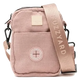 Corduroy dog walking bag FuzzYard Life Soft Blush