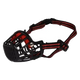 Flamingo Silas Basket Dog Muzzle, Black, Sizes XXS to XXL