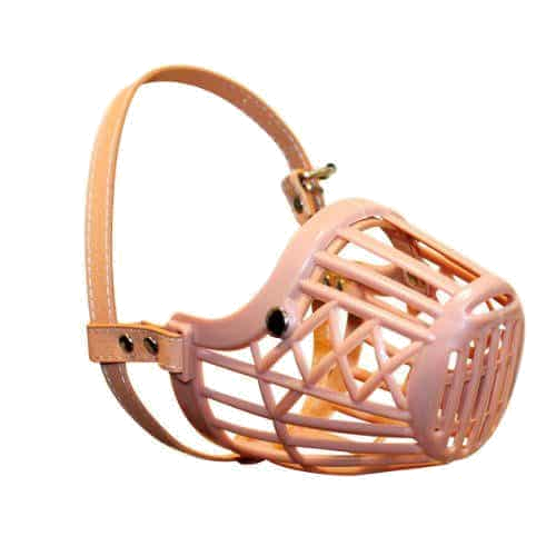 Comfort plastic dog muzzle