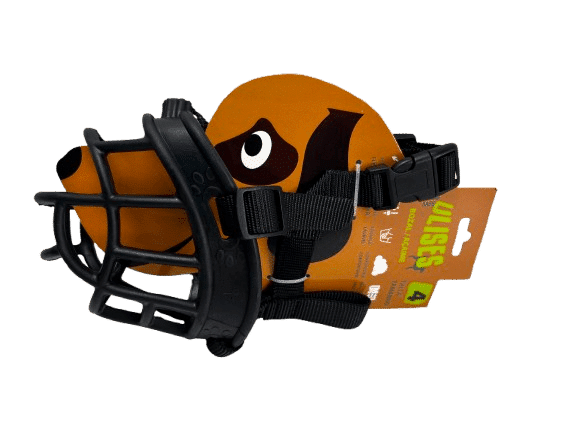 Ulises silicone basket dog muzzle, size 4, with triple fastening