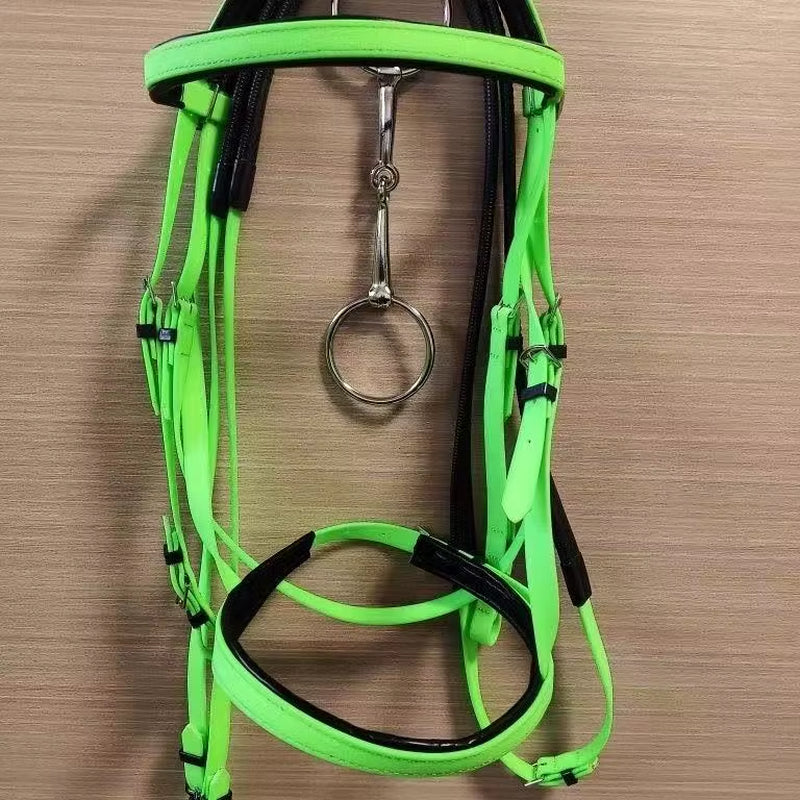 PVC bridle with adjustable reins for horses – view 4