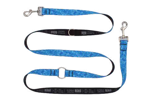 Bub's Aqua 3-position adjustable dog lead, 25 mm – original image