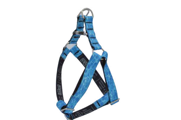 Bub's Nature Collection Aqua dog harness, 20 mm, size S – original image