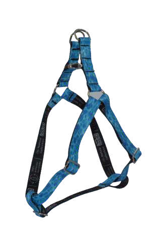 Bub's Nature Collection Aqua dog harness, 20 mm, size M – original image