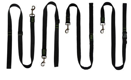 Bub's black dog leads in different formats – catalogue image