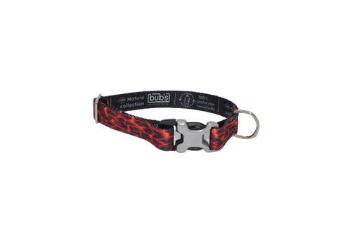 Bub's Lava dog collar with metal buckle, 20 mm – original image