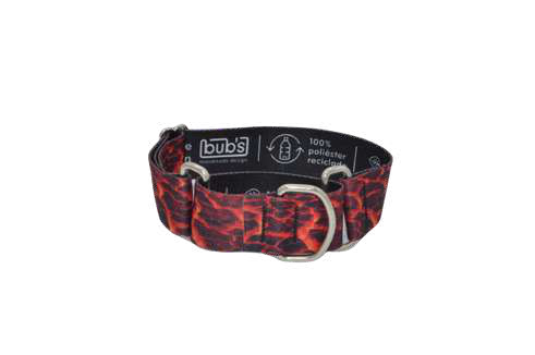 Bub's Lava martingale dog collar, 40 mm, size M – original image