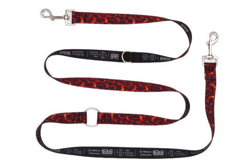 Bub's Lava 3-position adjustable dog lead, 25 mm – original image