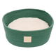 Rope basket cat bed FuzzYard Life Myrtle Green