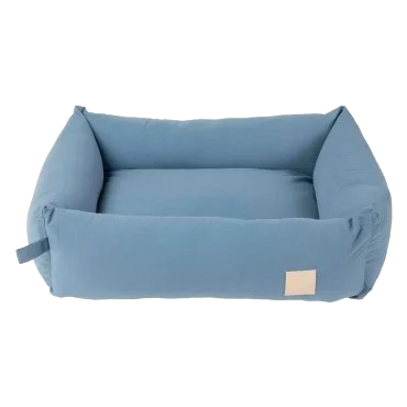 Cotton dog bed FuzzYard Life French Blue