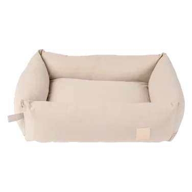 Cotton dog bed FuzzYard Life Sandstone