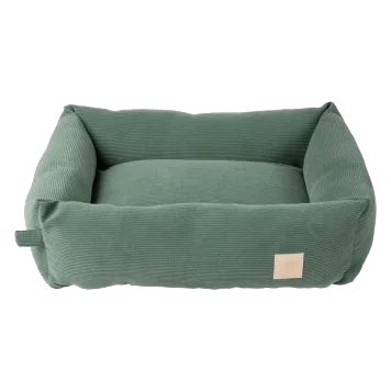 Corduroy Dog Bed FuzzYard Life in Myrtle Green